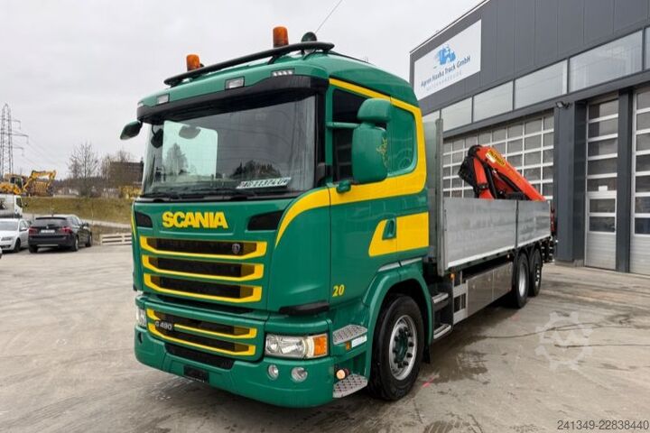 Truck mounted crane SCANIA G490 6x2 PK18002-4