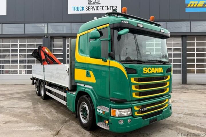 Truck mounted crane SCANIA G490 6x2 PK18002-4