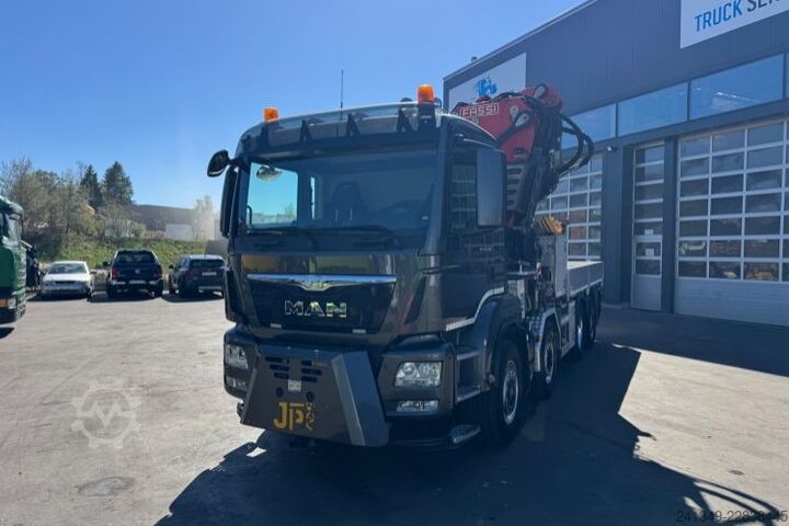 Truck mounted crane MAN TGS 35.480 8x4H Fassi 990-8 Flyjib& Troil