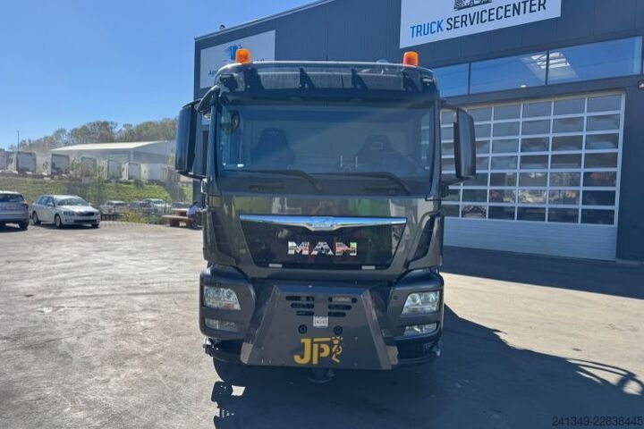 Truck mounted crane MAN TGS 35.480 8x4H Fassi 990-8 Flyjib& Troil