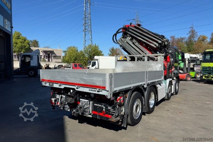 Truck mounted crane MAN TGS 35.480 8x4H Fassi 990-8 Flyjib& Troil