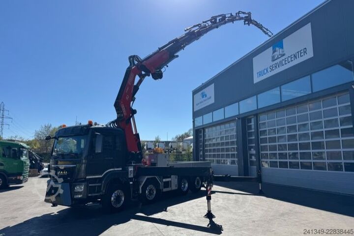 Truck mounted crane MAN TGS 35.480 8x4H Fassi 990-8 Flyjib& Troil