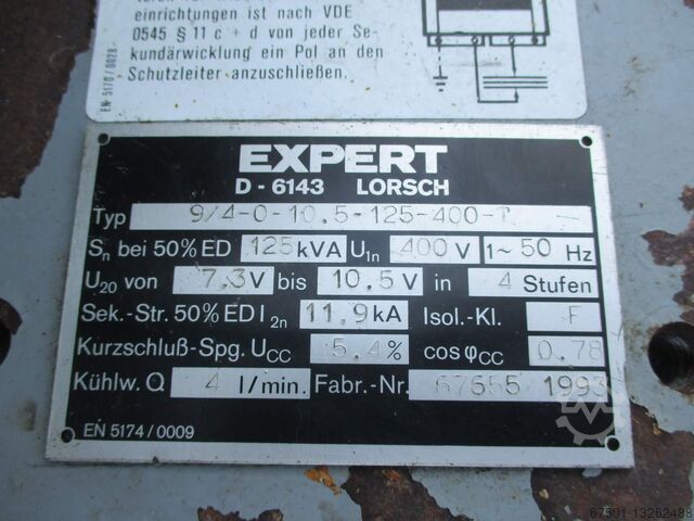 Punktschweißmaschine AWL TECHNIK FSLM 125 KVA