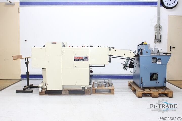 Automatic Signature Punching Machine / Automatische Stanzmaschine JAMES BURN Lhermite EM 520