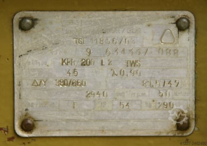 Electric motor 45 kW 2940 rpm VEM KPR/200L2 TWS