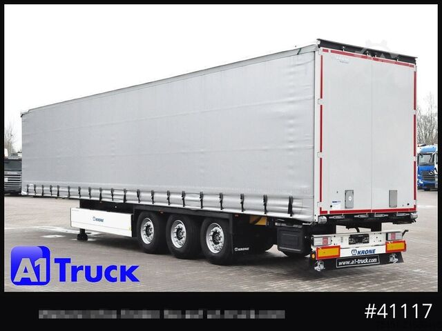 Auflieger mit Pritsche & Plane KRONE SD, Tautliner, neue Plane, 1 Vorbesitzer