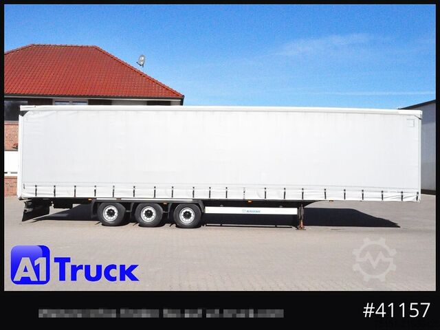 Auflieger mit Pritsche & Plane KRONE SD, Tautliner Mega, Liftachse, 4 x vorhanden