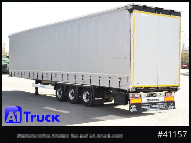 Auflieger mit Pritsche & Plane KRONE SD, Tautliner Mega, Liftachse, 4 x vorhanden