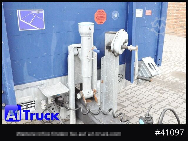 Anhänger mit offener Pritsche SCHMID,FAHRZEUGBAU LTP 105, Tandem, oben gekuppelt verstellbar, Aluboden