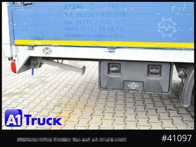 Anhänger mit offener Pritsche SCHMID,FAHRZEUGBAU LTP 105, Tandem, oben gekuppelt verstellbar, Aluboden