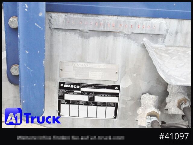 Anhänger mit offener Pritsche SCHMID,FAHRZEUGBAU LTP 105, Tandem, oben gekuppelt verstellbar, Aluboden