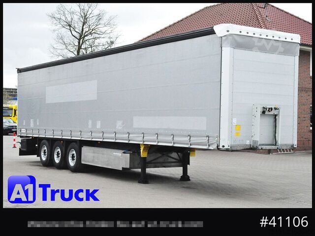 Auflieger mit Pritsche & Plane SCHMITZ SD Tautliner, Code XL, verzinkt, Liftachse