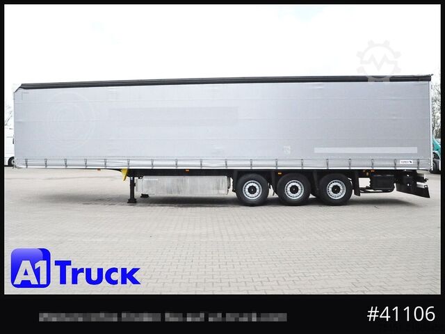 Auflieger mit Pritsche & Plane SCHMITZ SD Tautliner, Code XL, verzinkt, Liftachse