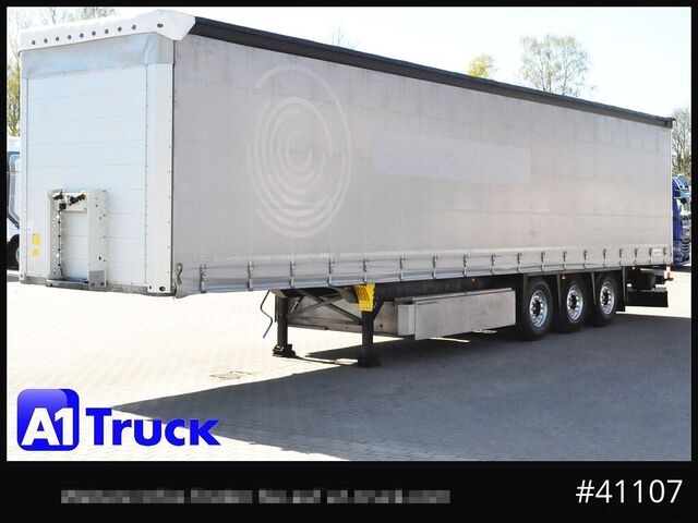 Auflieger mit Pritsche & Plane SCHMITZ SD Tautliner, Code XL, verzinkt, Liftachse