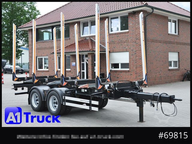 Holztransport Anhänger DOLL Befa Tandem Holz Wood Exte Rungen, 171 tkm,