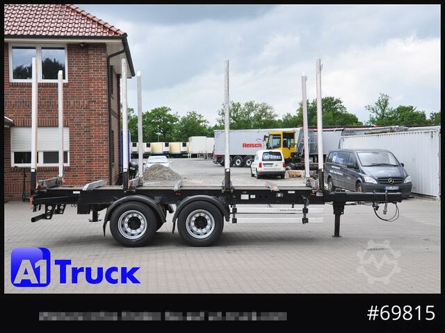 Holztransport Anhänger DOLL Befa Tandem Holz Wood Exte Rungen, 171 tkm,