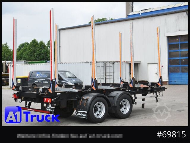 Holztransport Anhänger DOLL Befa Tandem Holz Wood Exte Rungen, 171 tkm,