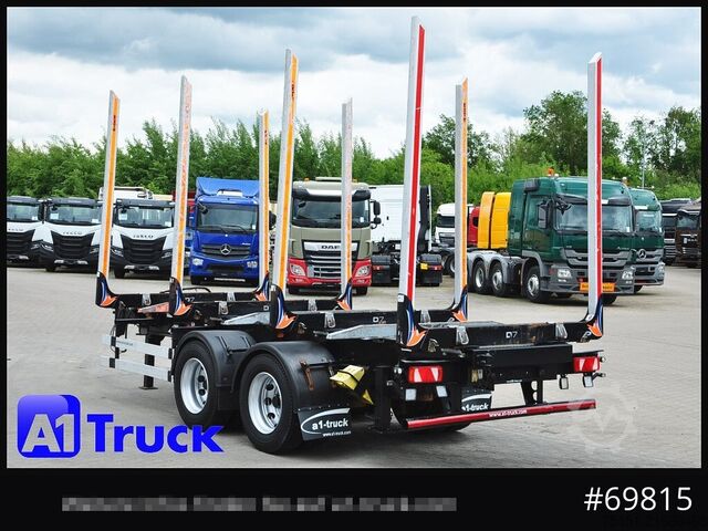 Holztransport Anhänger DOLL Befa Tandem Holz Wood Exte Rungen, 171 tkm,