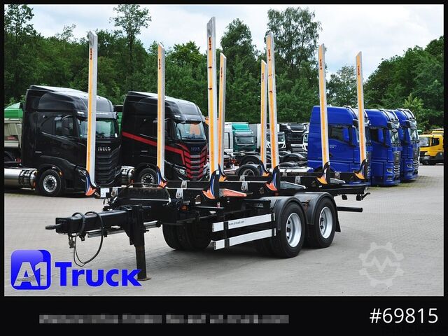 Holztransport Anhänger DOLL Befa Tandem Holz Wood Exte Rungen, 171 tkm,