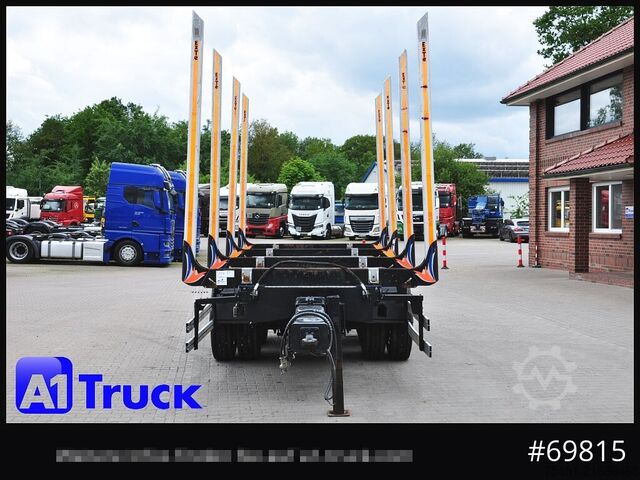 Holztransport Anhänger DOLL Befa Tandem Holz Wood Exte Rungen, 171 tkm,