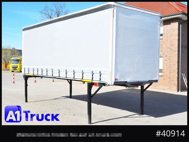 Wechselbrücke mit Pritsche & Plane WECON WPR 745, verzinkt, 2520  innen, Code XL, neue Plane