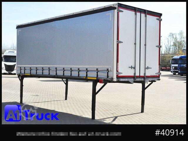 Wechselbrücke mit Pritsche & Plane WECON WPR 745, verzinkt, 2520  innen, Code XL, neue Plane