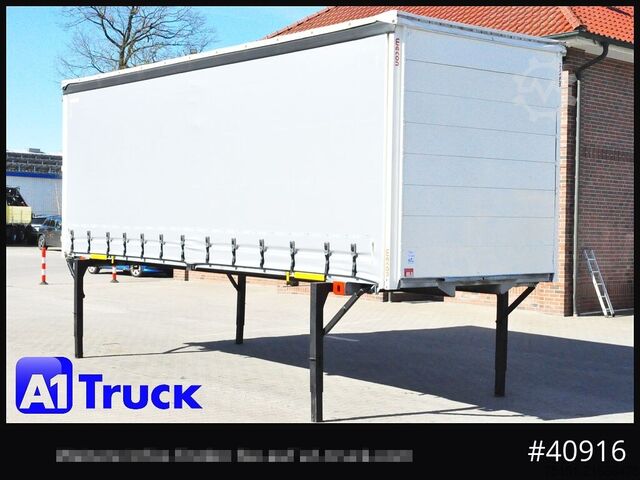 Wechselbrücke mit Pritsche & Plane WECON WPR 745, verzinkt, 2520  innen, Code XL, neue Plane