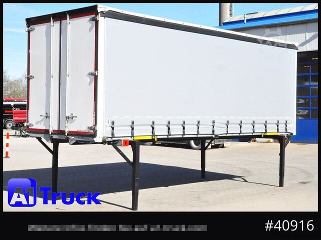 Wechselbrücke mit Pritsche & Plane WECON WPR 745, verzinkt, 2520  innen, Code XL, neue Plane