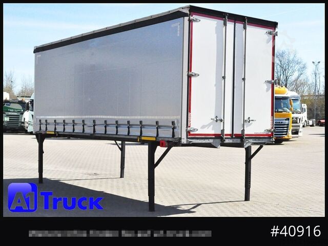 Wechselbrücke mit Pritsche & Plane WECON WPR 745, verzinkt, 2520  innen, Code XL, neue Plane