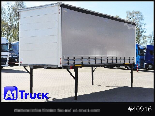 Wechselbrücke mit Pritsche & Plane WECON WPR 745, verzinkt, 2520  innen, Code XL, neue Plane