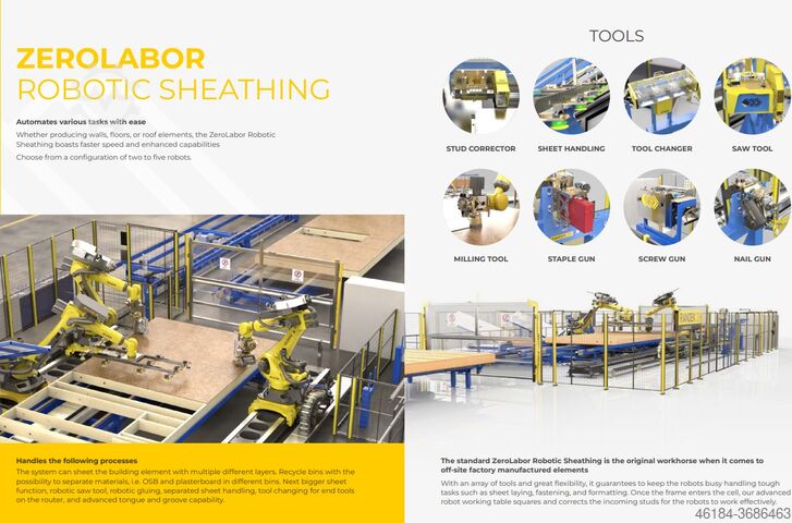 ZEROLABOR ROBOT SYSTEM für Holzrahmenbau RANDEK AB ZEROLABOR