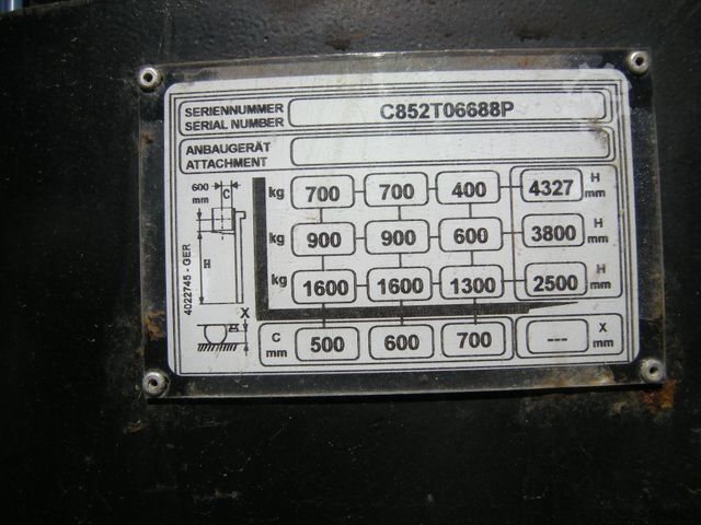 Manual stacker YALE MS 16 IL AC