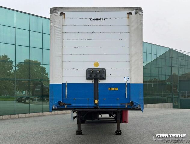 Auflieger mit Pritsche & Plane SAMRO SR233 2-AXLE CURTAINS LIFT AXLE DISC BRAKES HOLL