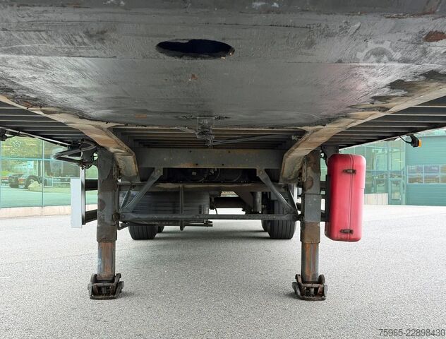 Auflieger mit Pritsche & Plane SAMRO SR233 2-AXLE CURTAINS LIFT AXLE DISC BRAKES HOLL