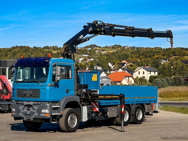 Autokran MAN TGA 26.390 * PRITSCHE 5,50 m * 6x4 * KRAN/ FUNK!