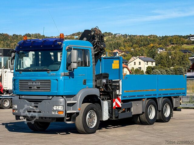 Autokran MAN TGA 26.390 * PRITSCHE 5,50 m * 6x4 * KRAN/ FUNK!