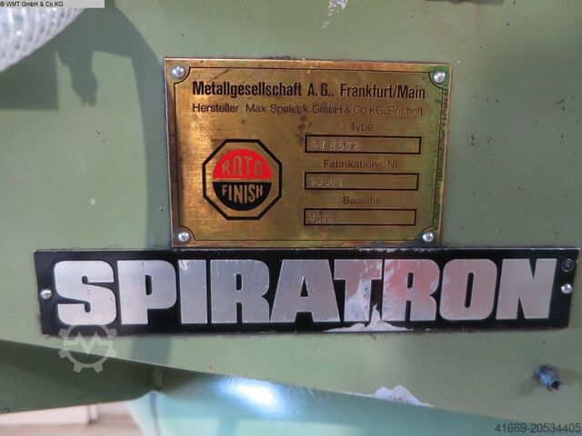 Slip Grinding Plant SPALECK Spiratron ST 250B