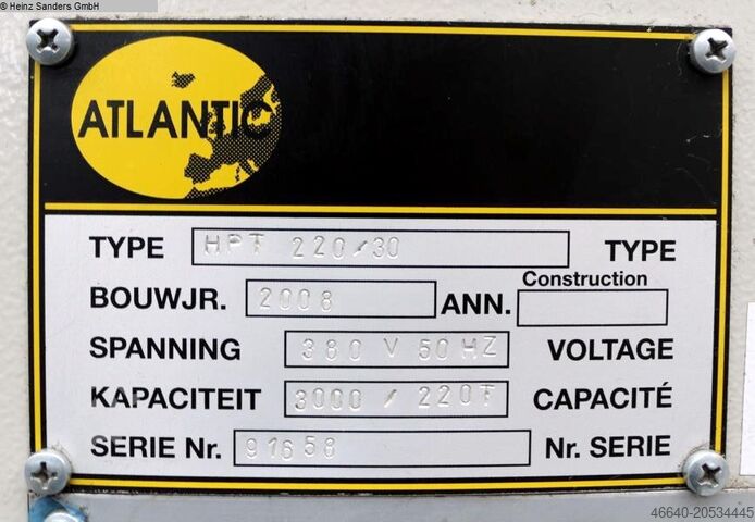 Abkantpresse - hydraulisch ATLANTIC HPT 220/30