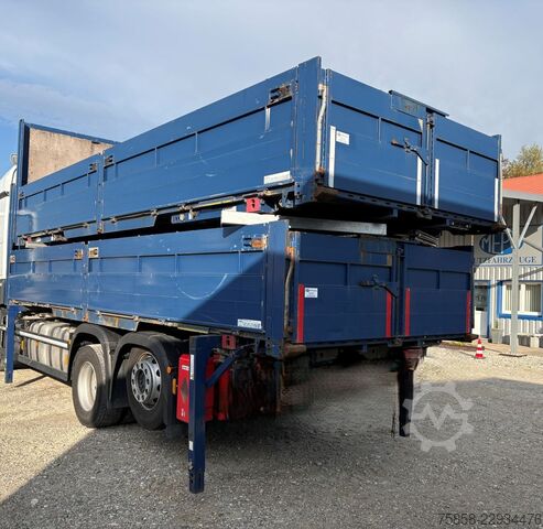 Swap body open Krone BDF Baustoffbrücke 7,45 Rahmen 150mm