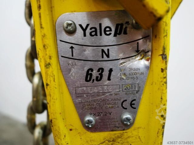 Ratchet hoist - chain hoist YALE  PT6300