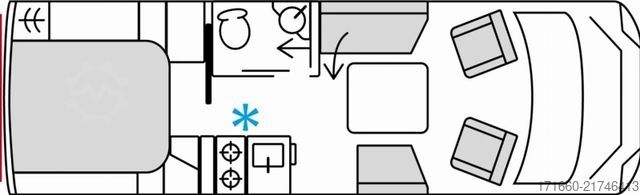 Teilintegriertes Wohnmobil BÜRSTNER Signature SFT 7.4 Anhängerkupplung