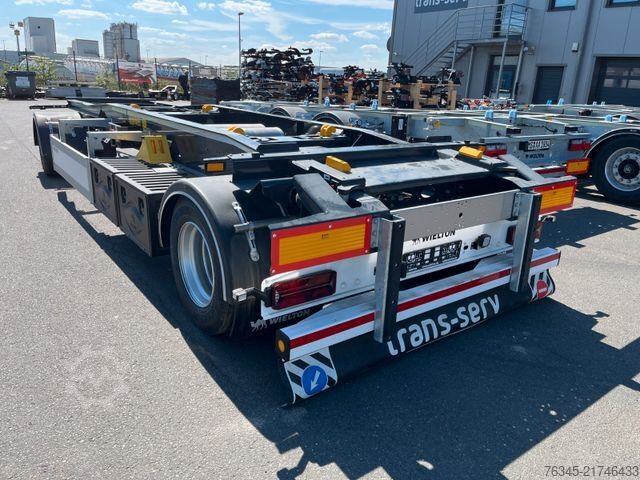 Abrollanhänger WIELTON PS-2H/M3 Schlittenanhänger Abrollcontainer