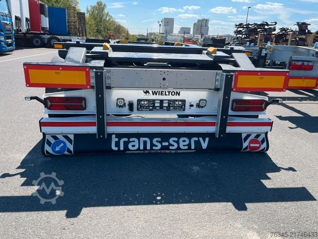 Abrollanhänger WIELTON PS-2H/M3 Schlittenanhänger Abrollcontainer