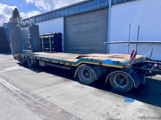 Tieflader Anhänger SCHWARZMÜLLER 4 Achser - hydraulische Rampen - 3m möglich