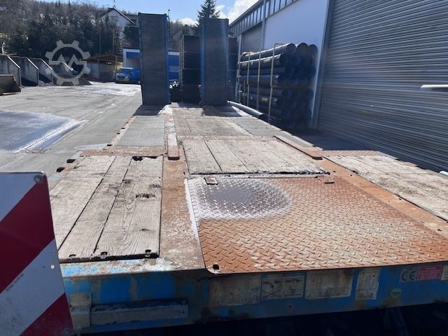 Low loader trailer SCHWARZMÜLLER 4 Achser - hydraulische Rampen - 3m möglich
