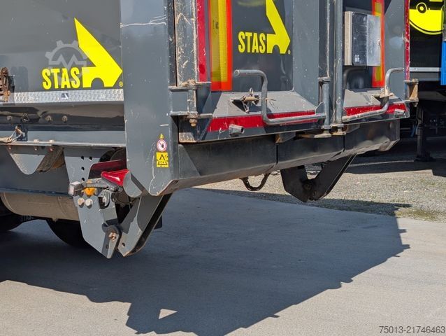 Kipper Auflieger STAS HardoX Stahl 86 m³, Liftachse, ALCOA, MIETEN?