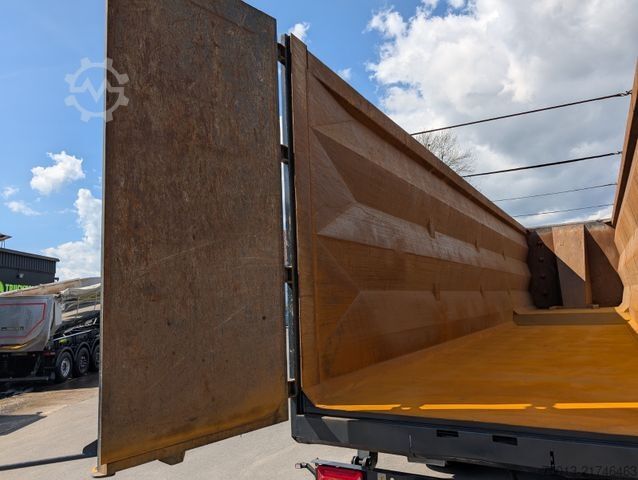 Kipper Auflieger STAS HardoX Stahl 86 m³, Liftachse, ALCOA, MIETEN?