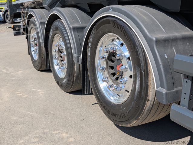 Kipper Auflieger STAS HardoX Stahl 86 m³, Liftachse, ALCOA, MIETEN?