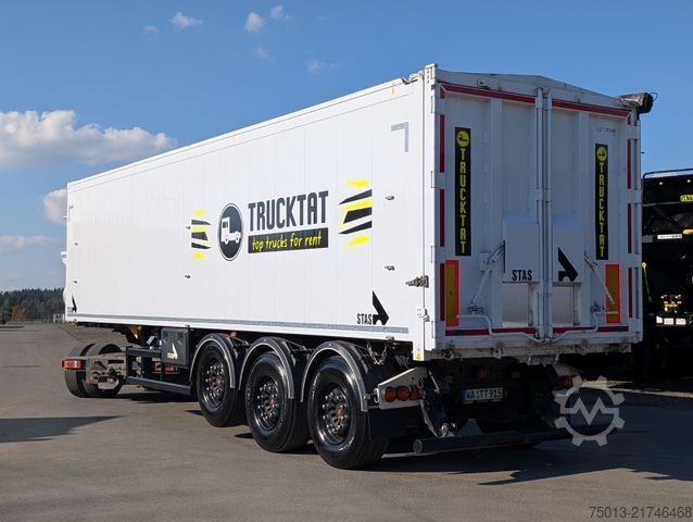 Kipper Auflieger STAS Alu 52 cbm GMP, Kombitüren, MIETE?