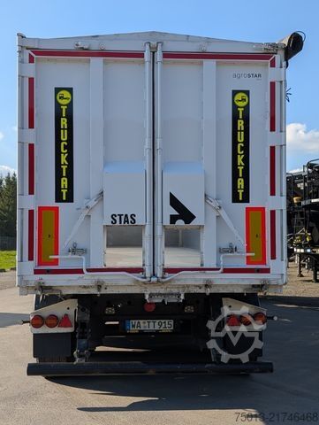 Kipper Auflieger STAS Alu 52 cbm GMP, Kombitüren, MIETE?